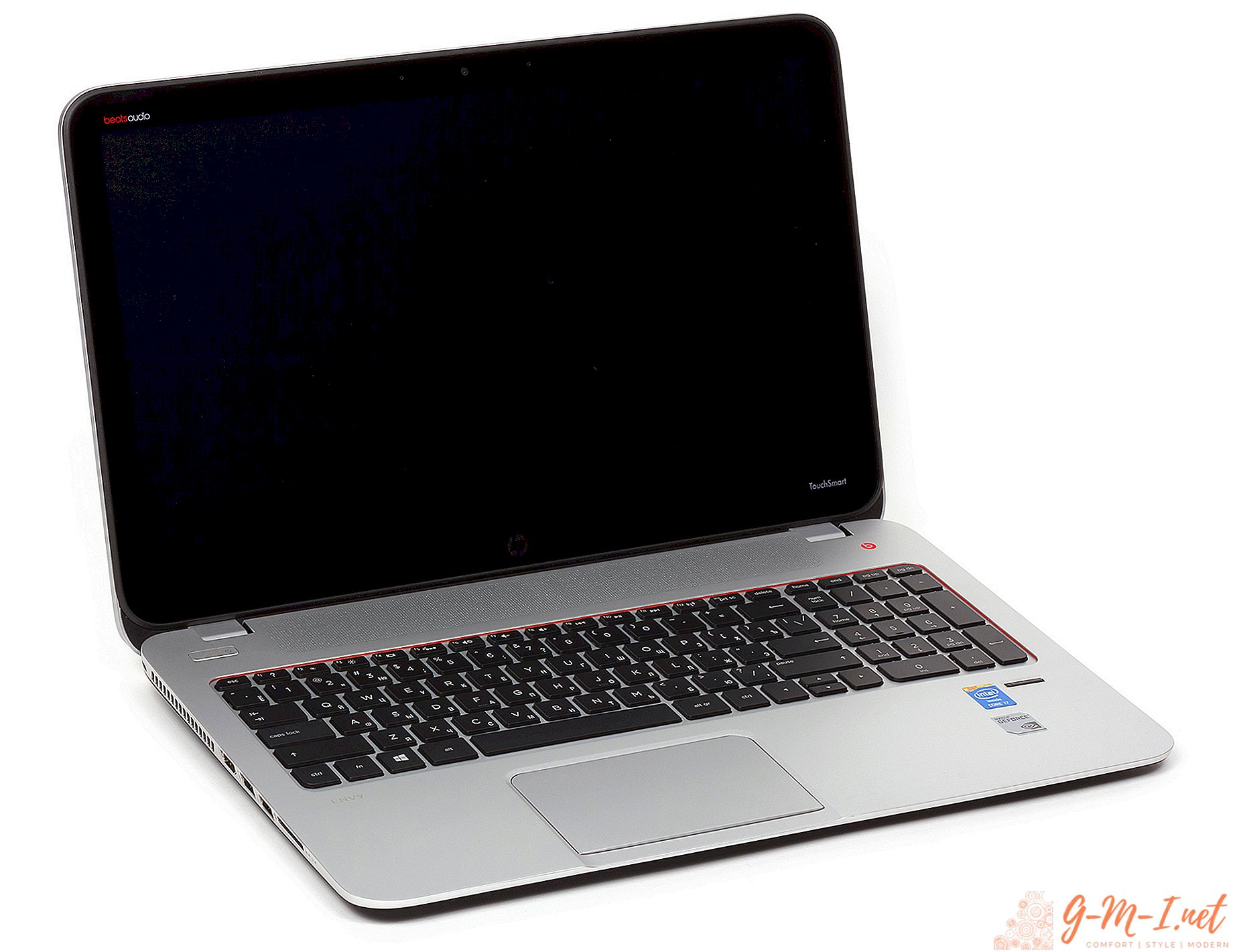 Barra vertical na tela do laptop