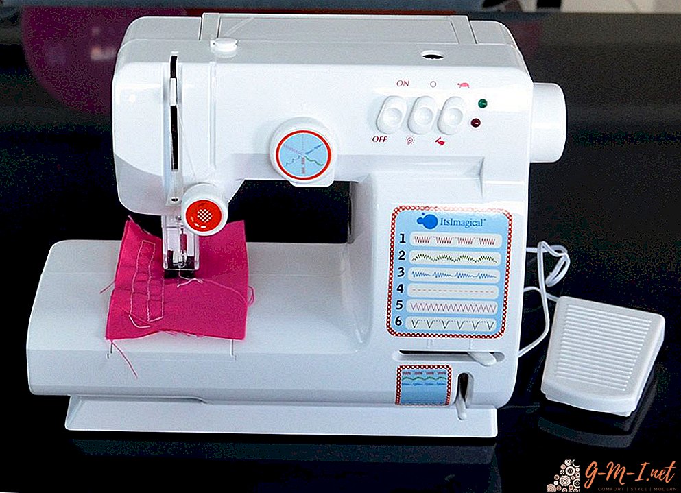 Types of seams on a sewing machine
