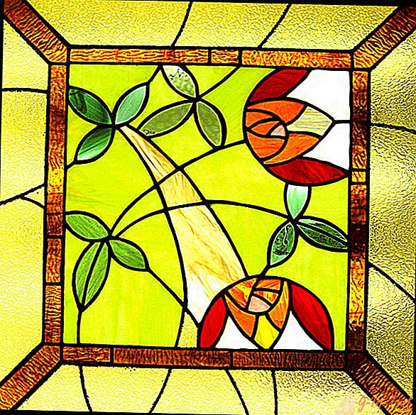 DIY stained glass window