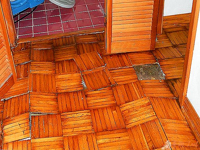 Parquet squealed from the water - what to do?