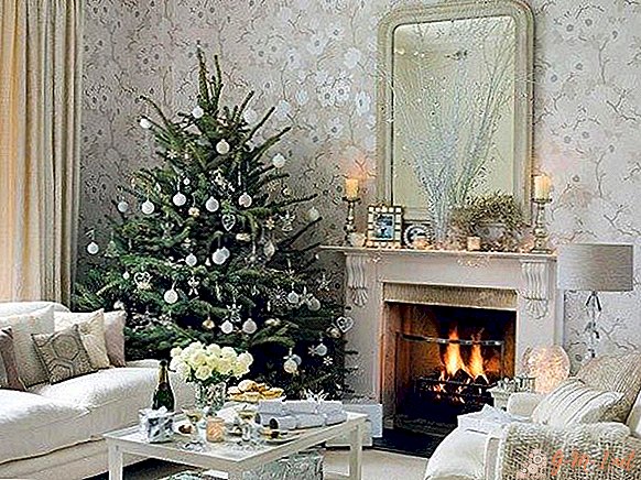 Christmas tree in the interior
