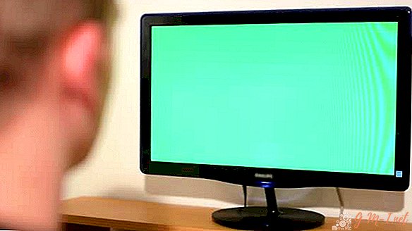 Groen scherm monitor wat te doen