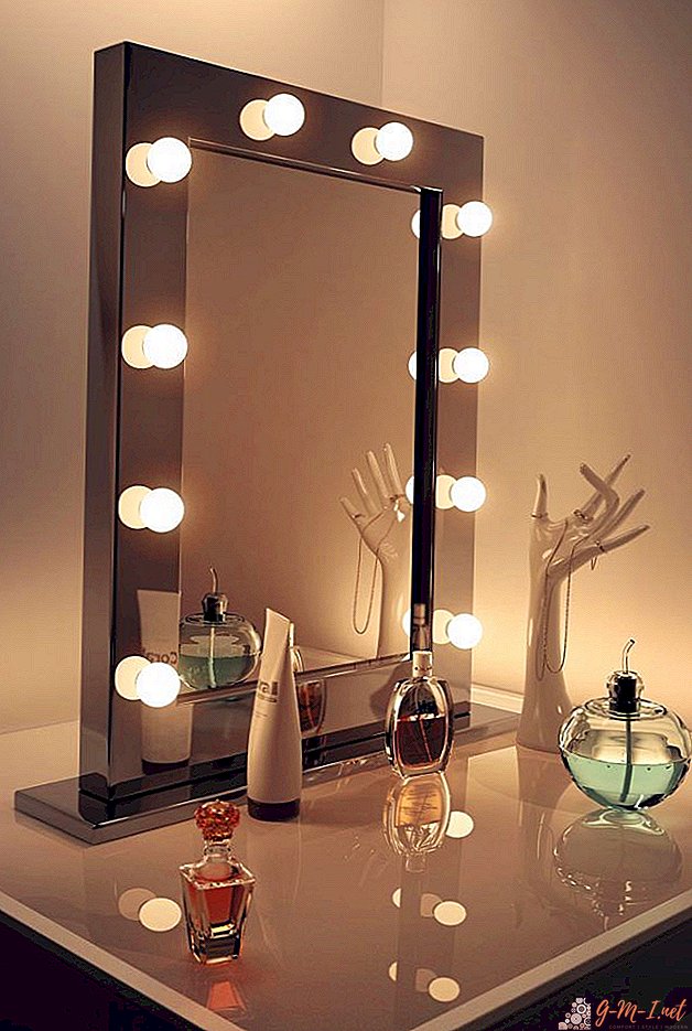 DIY backlit mirror