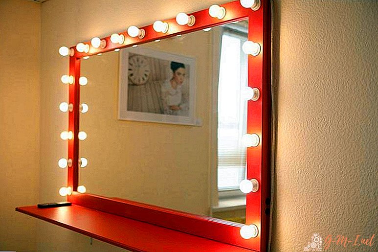 DIY make-up artist spiegel